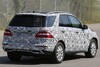 Mercedes ML facelift spyshots