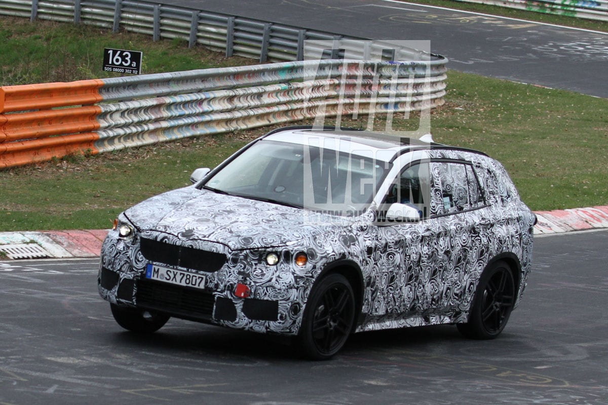 BMW X1 spyshots