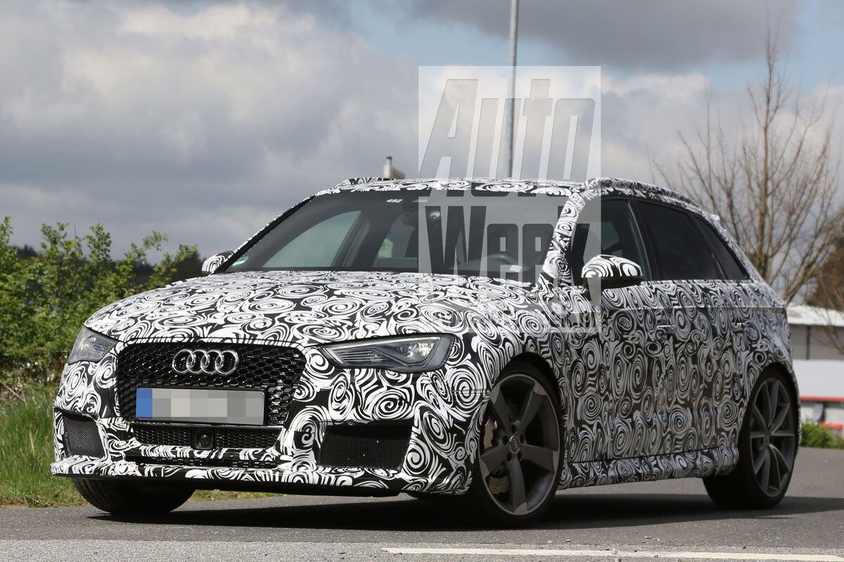 Audi RS3 Sportback spyshots