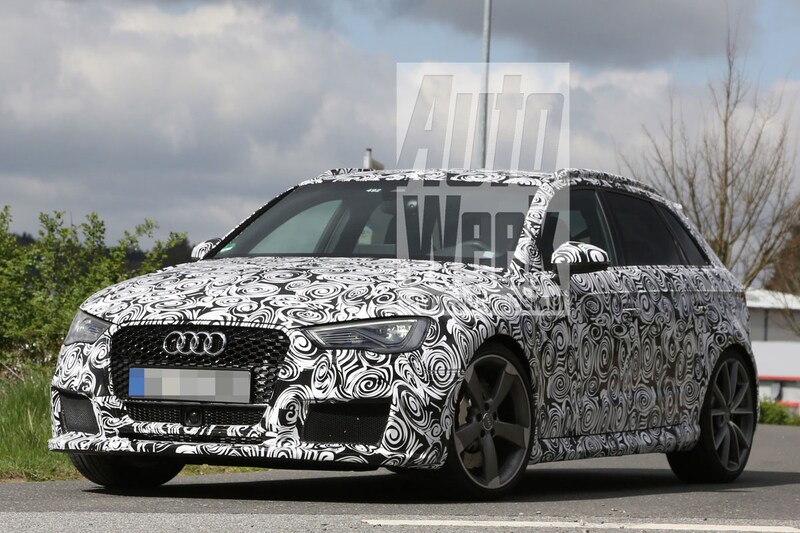 Audi RS3 Sportback spyshots