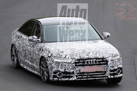 Gefacelifte Audi S6 raast over de Nürburgring