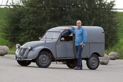 Op de rollenbank - Citroën 2CV AZU