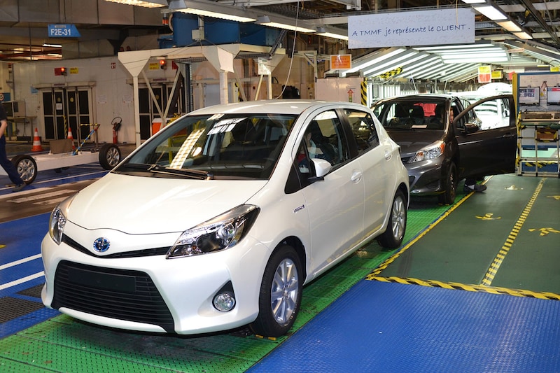 2,5 miljoenste Toyota Yaris uit Frankrijk