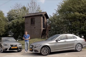 Videodubbeltest Mercedes C180-Lexus IS