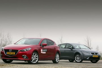 Dubbeltest Mazda 3 vs. Seat Leon