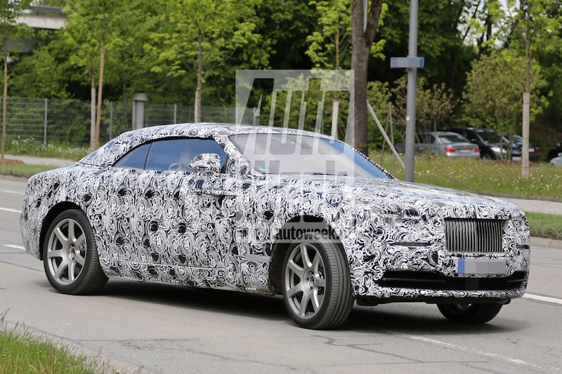 Rolls-Royce Wraith Drophead Coupé spyshots