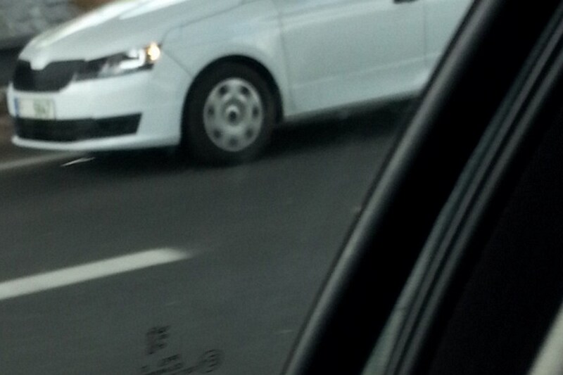 Skoda Fabia spyshot