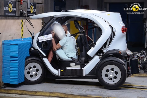 Renault Twizy scoort matig bij botsproeven