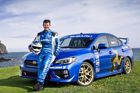Subaru WRX STI scherpt record Isle of Man aan
