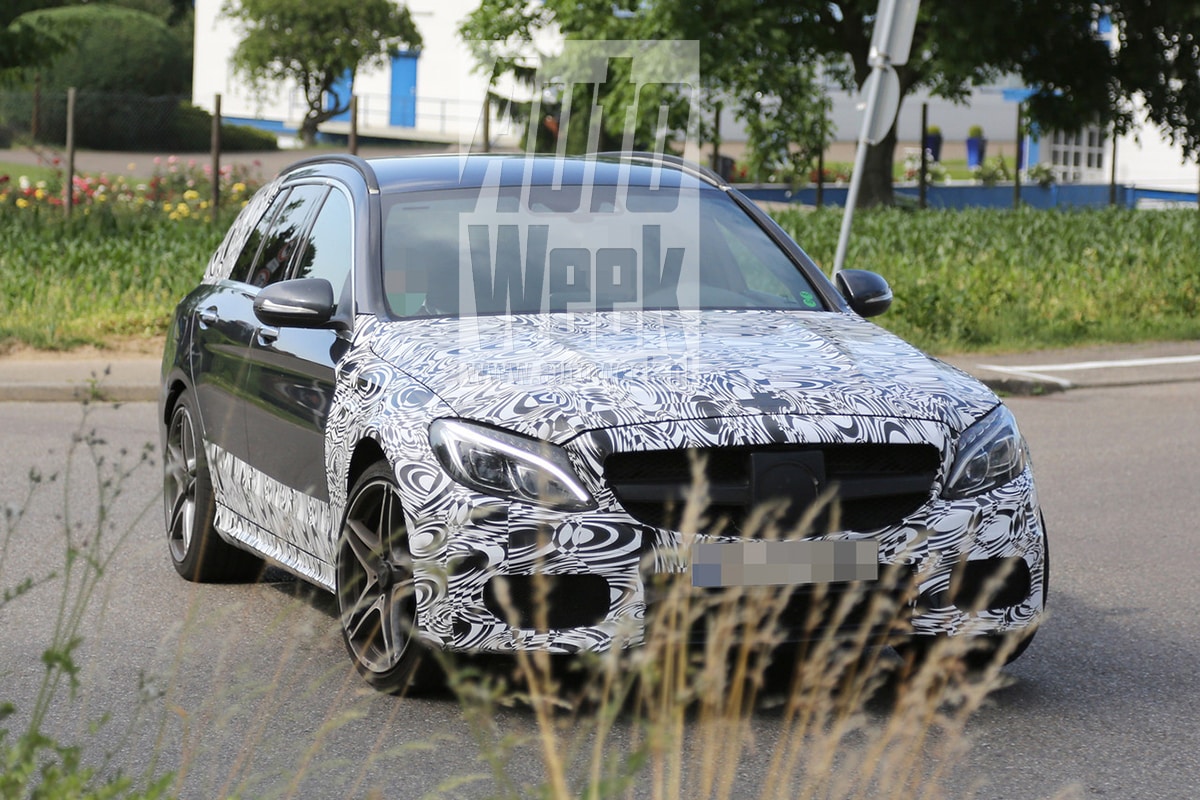 Mercedes-Benz C63 AMG spyshots