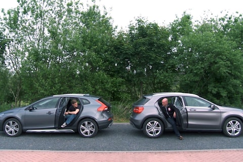 Dubbeltest - Mercedes GLA 200 vs. Volvo V40 CC T4