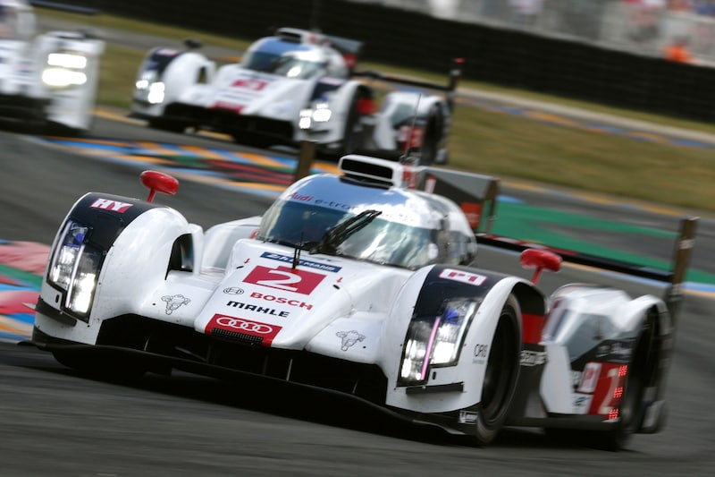 Audi R18 nummer 2 wint 24 uur van Le Mans