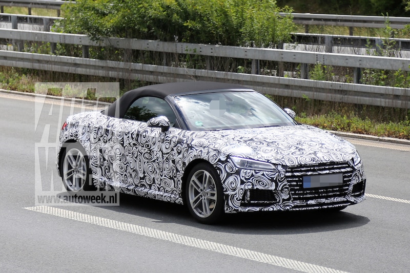 Audi TT Roadster spyshots