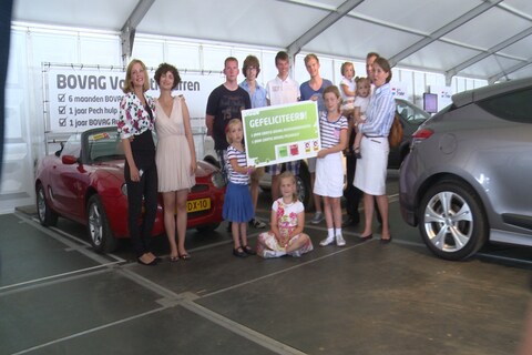 Uitreiking vakantiekarren