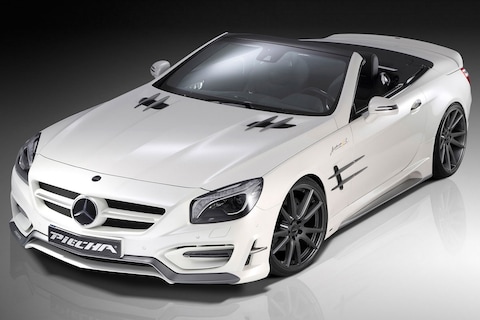 Mercedes SL in overdadige Piecha-jas