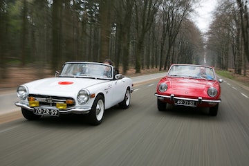Honda S800 vs Fiat 850 Spider