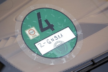 Milieusticker Duitsland (foto ANP)