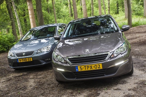 Peugeot 308 BlueHDi vs. Leon 1.6 TDI Ecomotive - Test