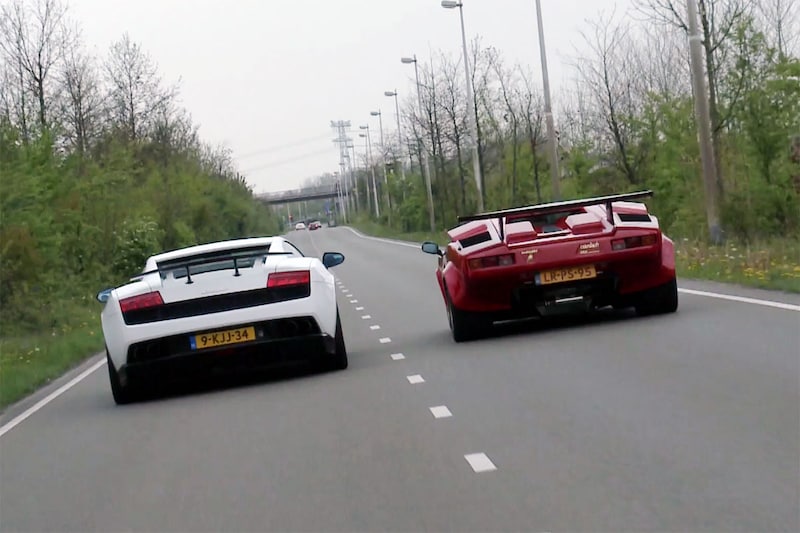 Lamborghini Gallardo en Countach