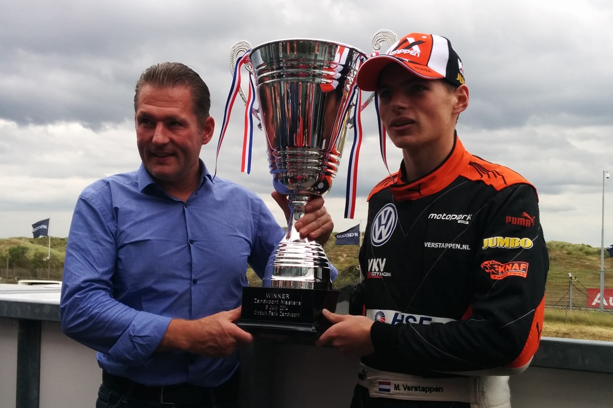 Max Verstappen wint Zandvoort Masters (foto: Joe v