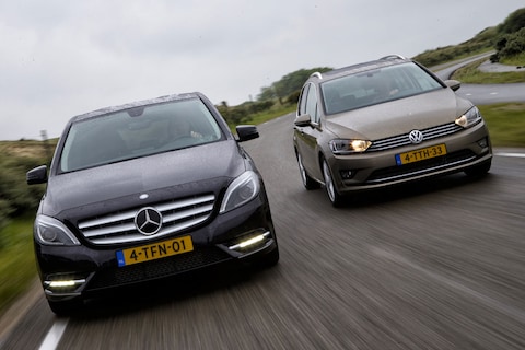 Volkswagen Golf Sportsvan - Mercedes-Benz B-klasse - Vergelijkende Test