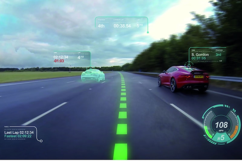 Jaguar Virtual Windscreen