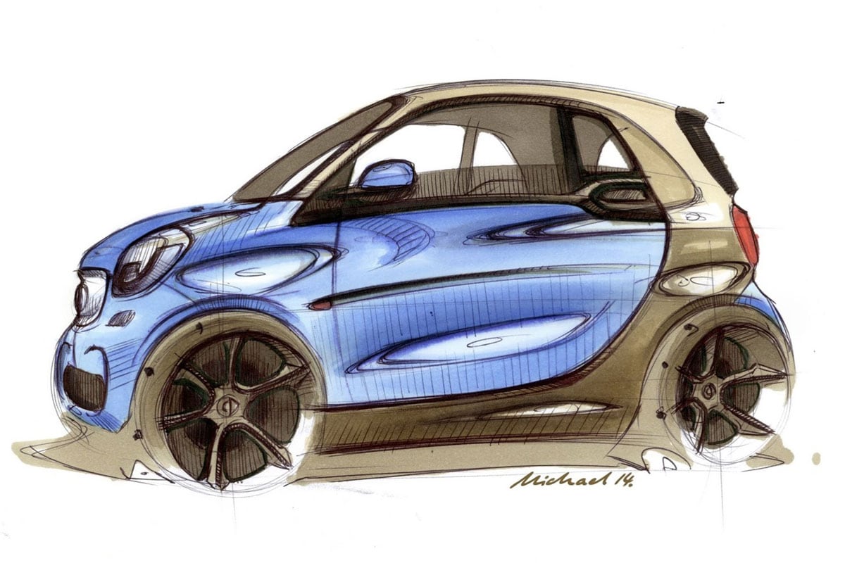 Smart Fortwo schets