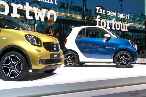 Onthulling Smart Fortwo en Forfour