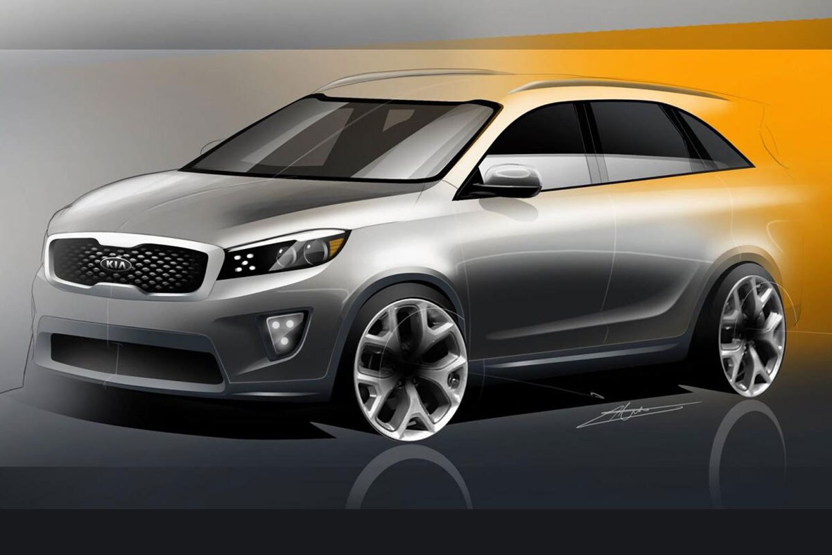 Kia Sorento schets