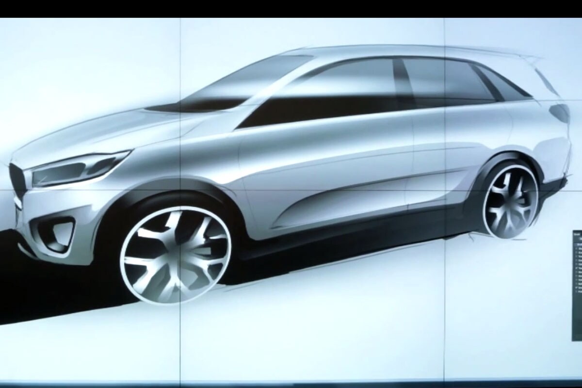 Kia Sorento schets