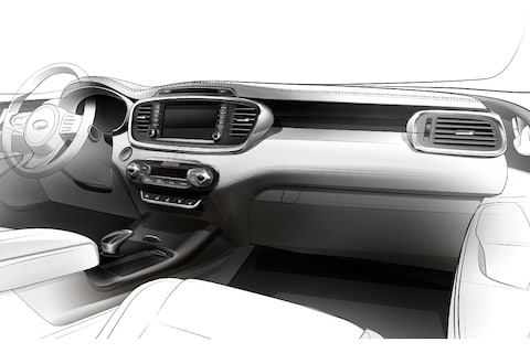 Kia Sorento laat binnenste zien