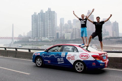 Hollands duo per BYD van Shanghai naar Rotterdam