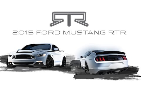Ford teaset met gespierde Mustang RTR