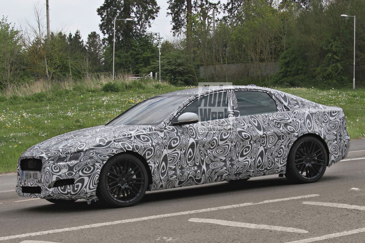 Jaguar XF spyshot