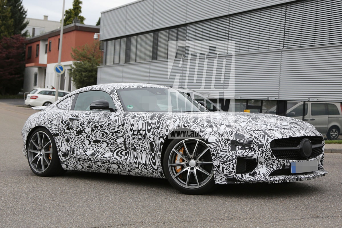 Mercedes AMG GT Spyshots