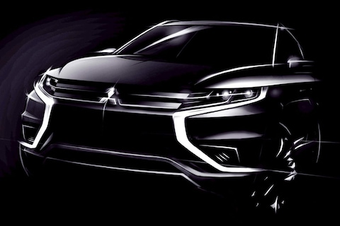Mitsubishi Outlander PHEV Concept S naar Parijs