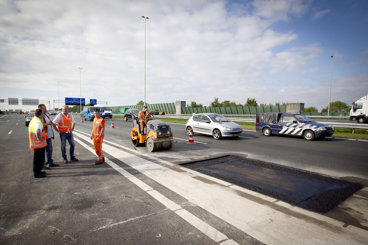 Verzakking A2 bij Everdingen