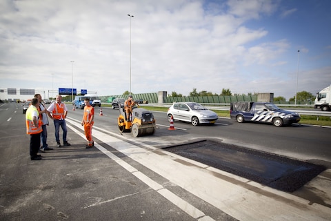 Onderzoek naar verzakking in snelweg A2