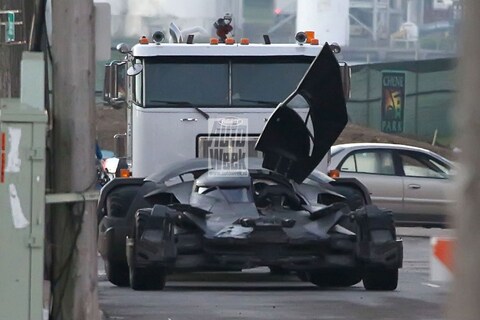 Gespot: de Batmobile in actie!