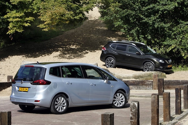 X-Trail Zafira dubbel