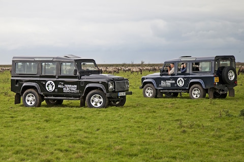 Elektrische Defenders voor Staatsbosbeheer