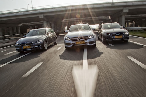 Mercedes C-klasse Estate - Audi A4 Avant - BMW 3-serie Touring
