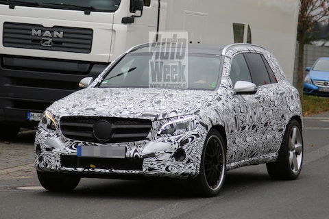 Gespierde Mercedes GLC gespot
