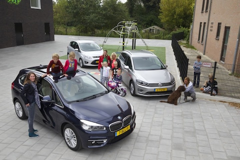 BMW 218i Active Tourer - Ford C-MAX 1.0 EcoBoost - Volkswagen Golf Sporsvan 1.4 