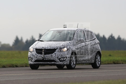 Opel Karl weer iets minder gecamoufleerd
