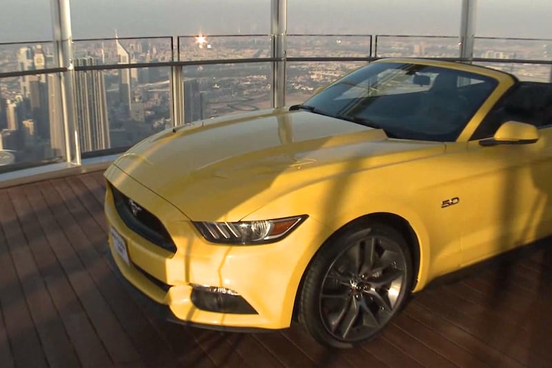 Ford Mustang Burj Khalifa