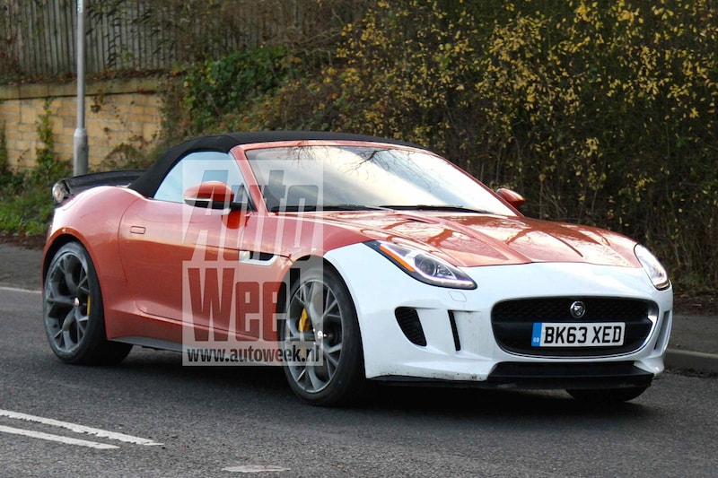 Jaguar F-Type Spyshots