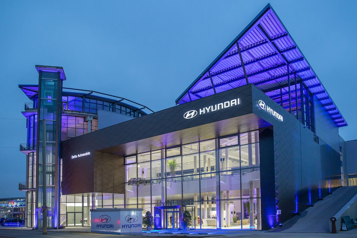 Hyundai flagship store Frankfurt