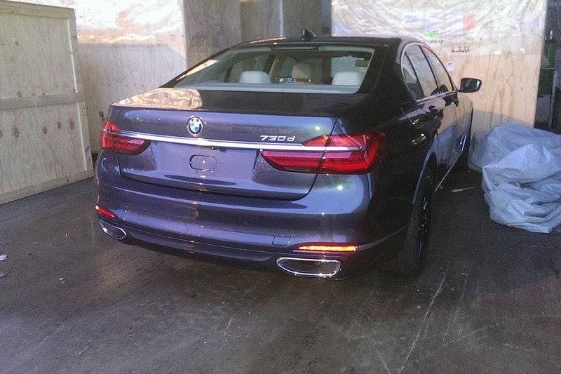 BMW 7-serie spy shot