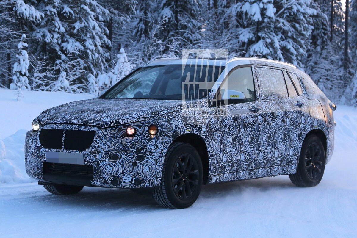 BMW X1 7-zitter spyshot